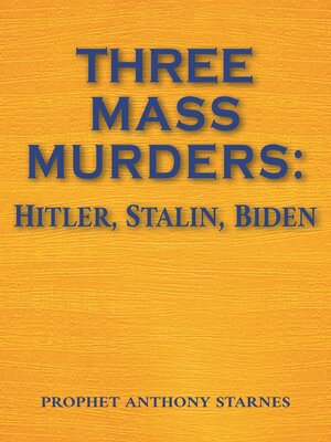cover image of Three Mass Murderers